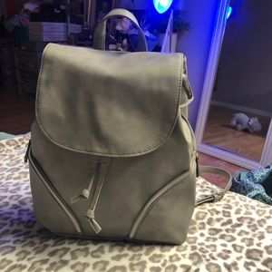 Grey backpack bag